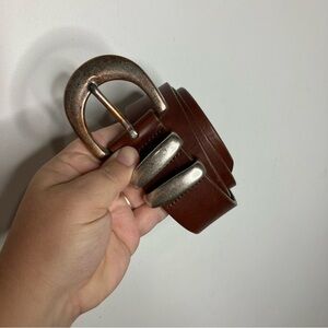 Eddie Bauer genuine leather belt size small